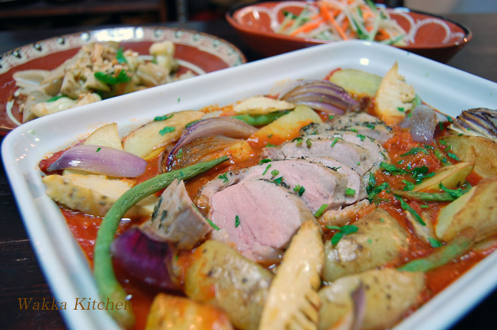 メープルベーコン巻き豚ヒレ肉のローズマリーチェリーソース添え レシピ